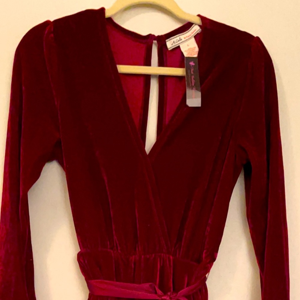 Jump suit velvet